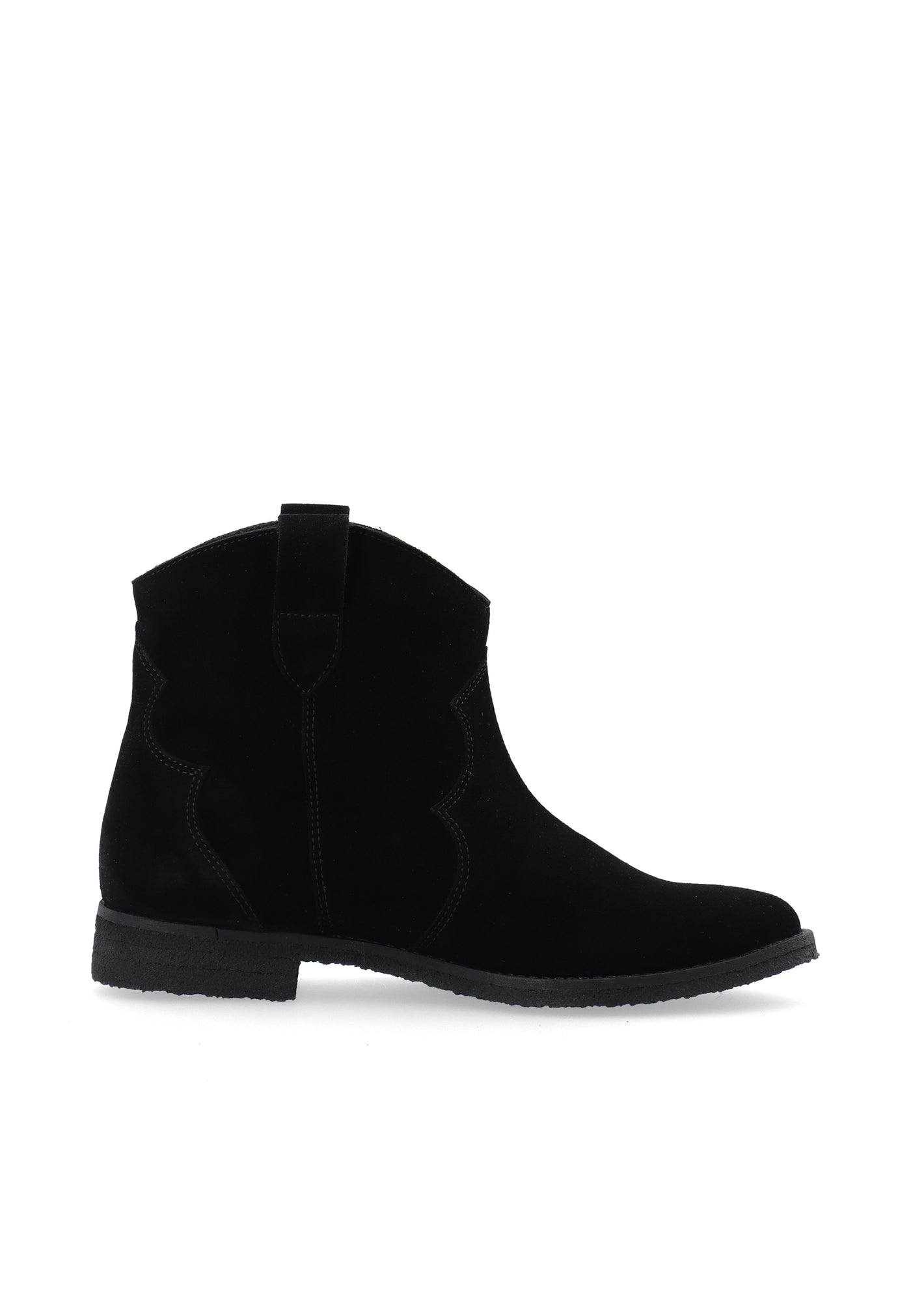 CASHOTT CASAGNES Western Boot Suede Western Black