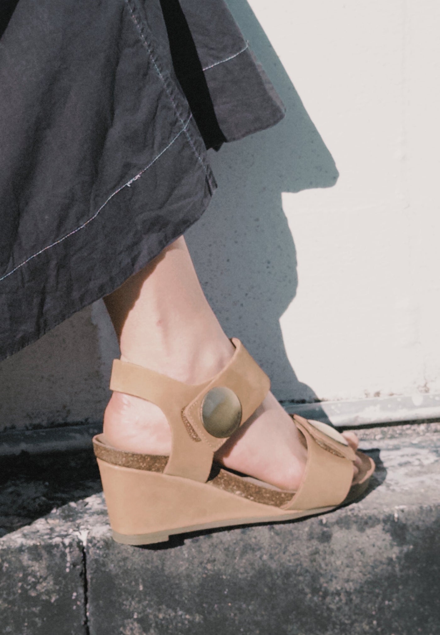 CASHOTT CASALBERTA SANDAL Velcro Brandy