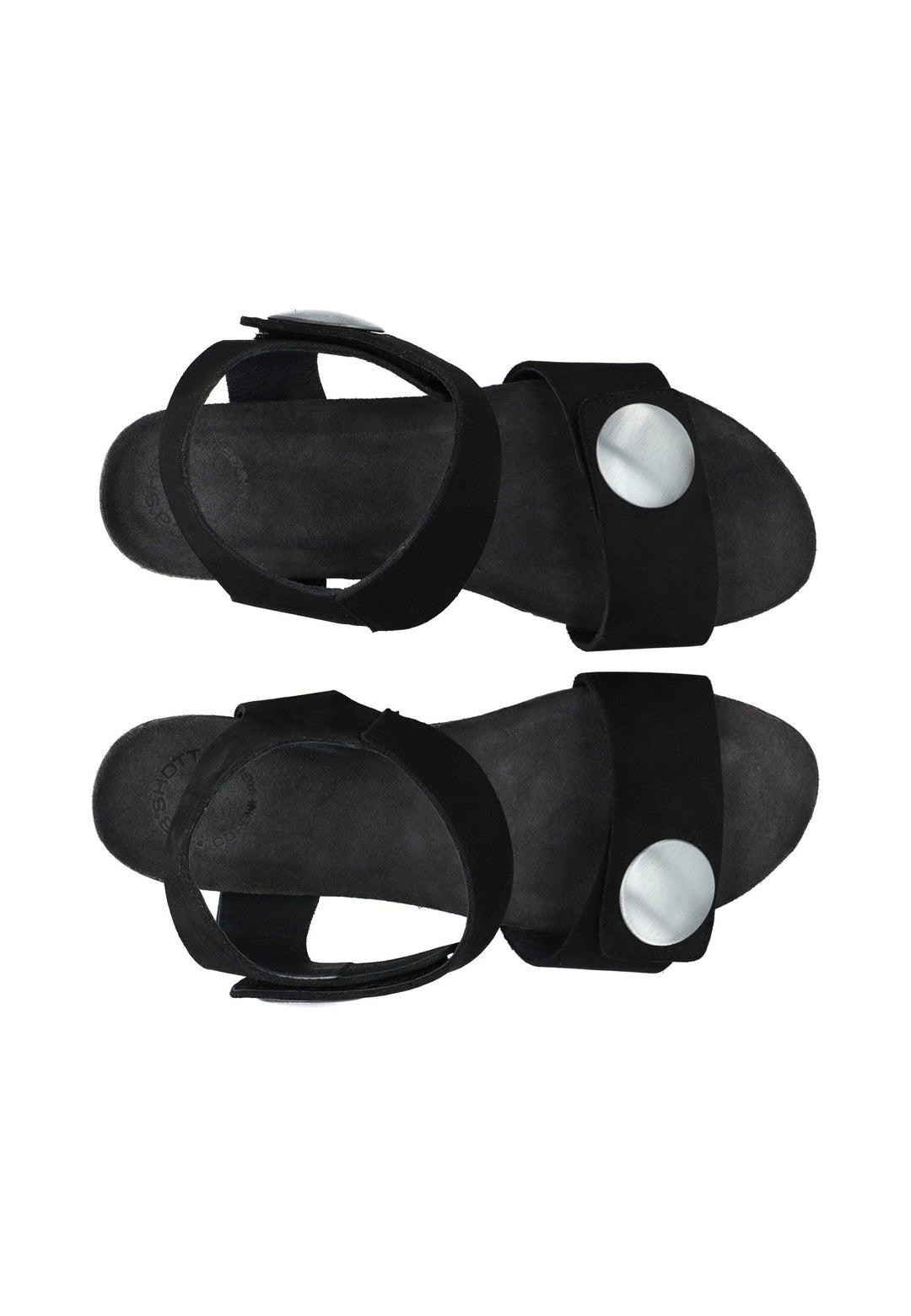 CASHOTT CASALBERTA NUBUK Velcro Black