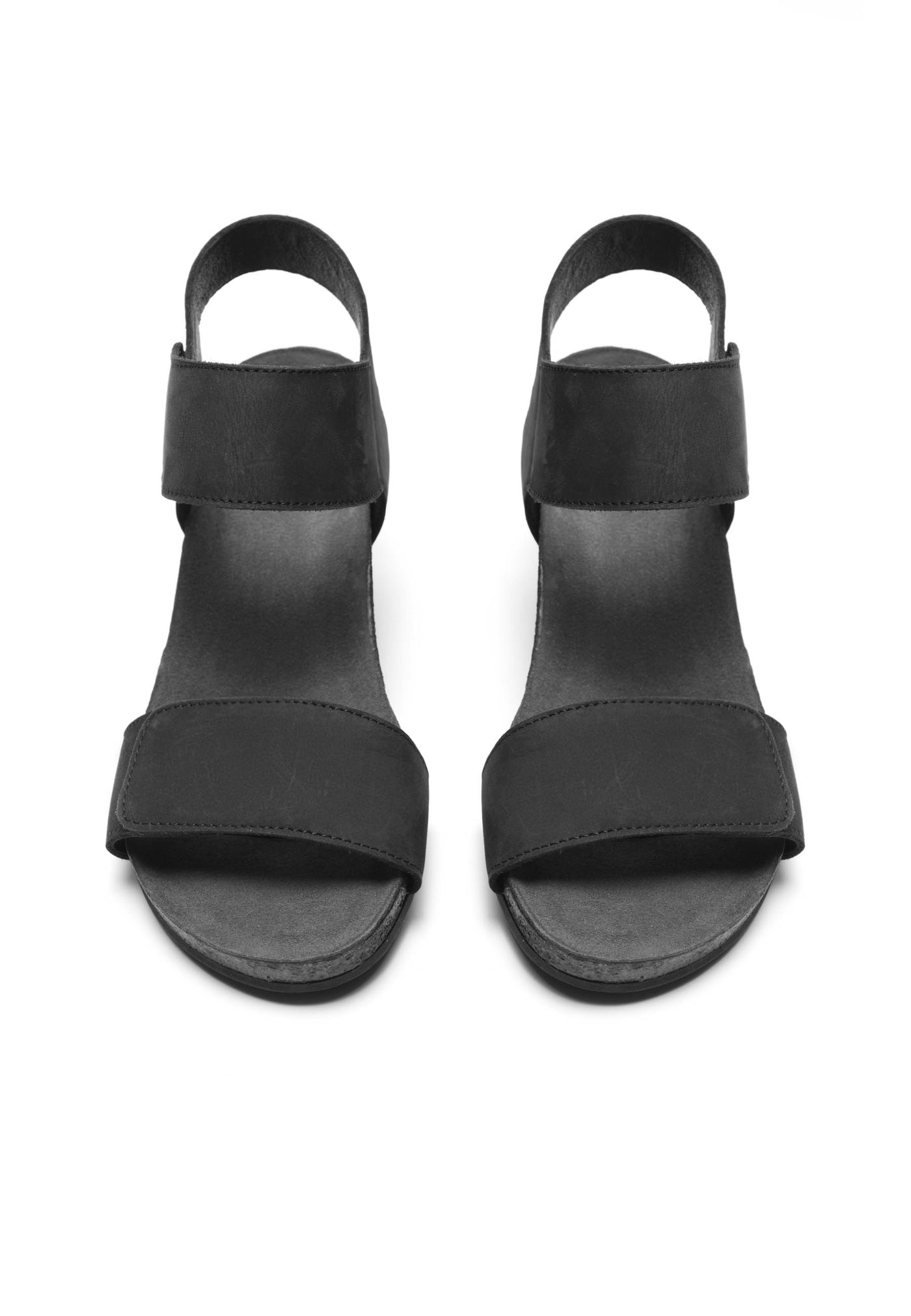 CASHOTT CASALBERTA Velcro Sandal Nubuck Velcro Black