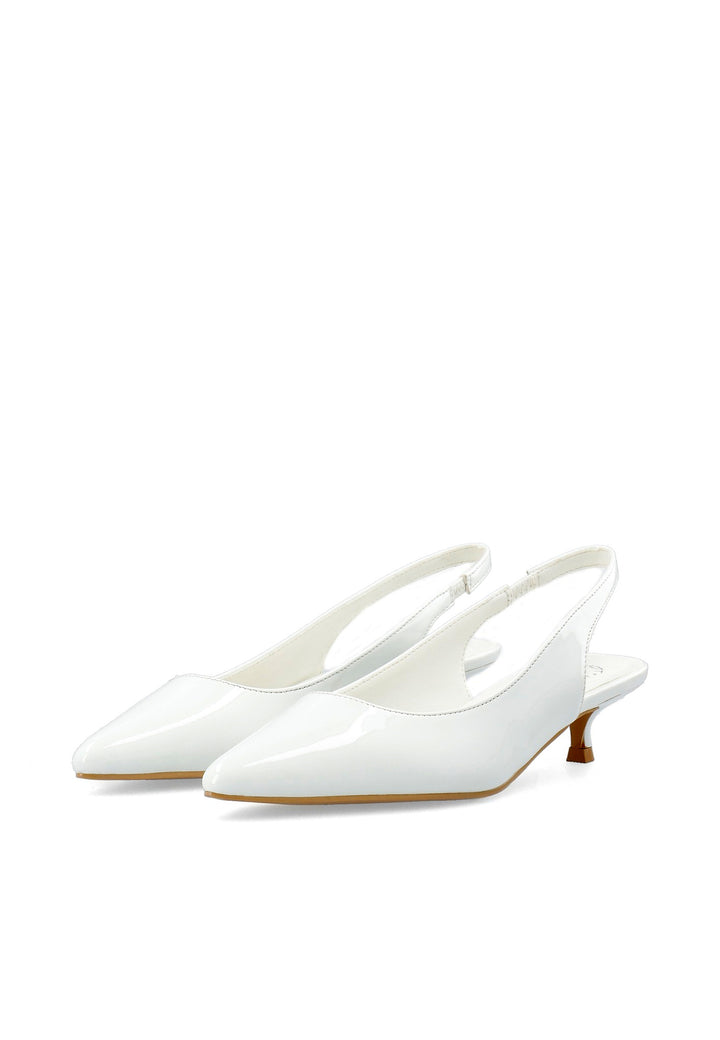 CASHOTT CASANDREA SLINGBACK - Patent *Slingback Off White