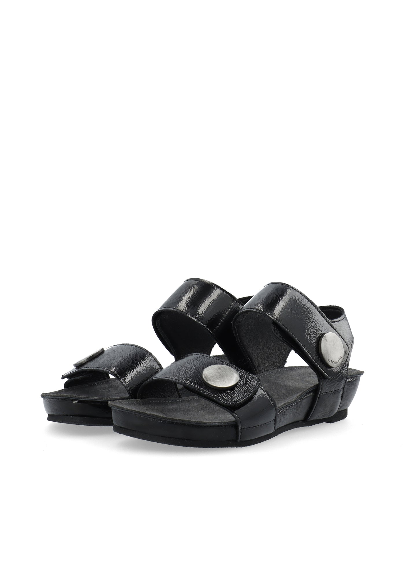 CASHOTT CASAVA SANDAL PATENT LEATHER Sandals Black