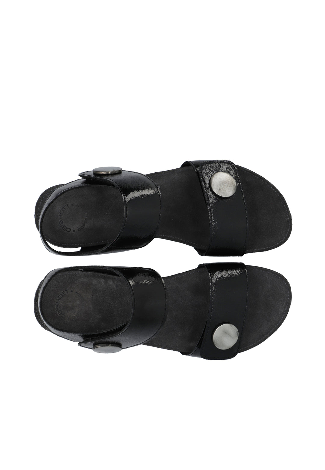 CASHOTT CASAVA SANDAL PATENT Sandals Black