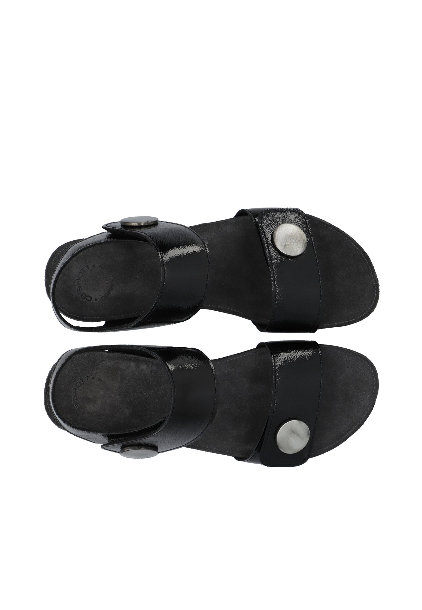 CASHOTT CASAVA SANDAL PATENT LEATHER Sandals Black
