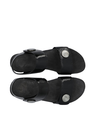 CASHOTT CASAVA SANDAL PATENT LEATHER Sandals Black