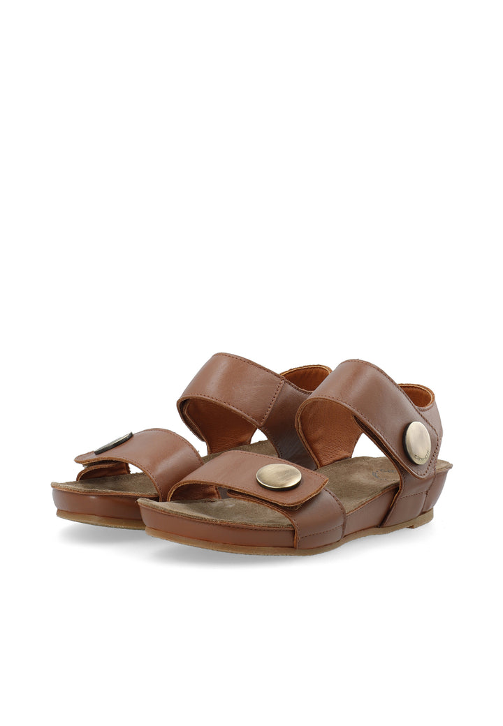 CASHOTT CASAVA SANDAL *Ankle Strap Cognac