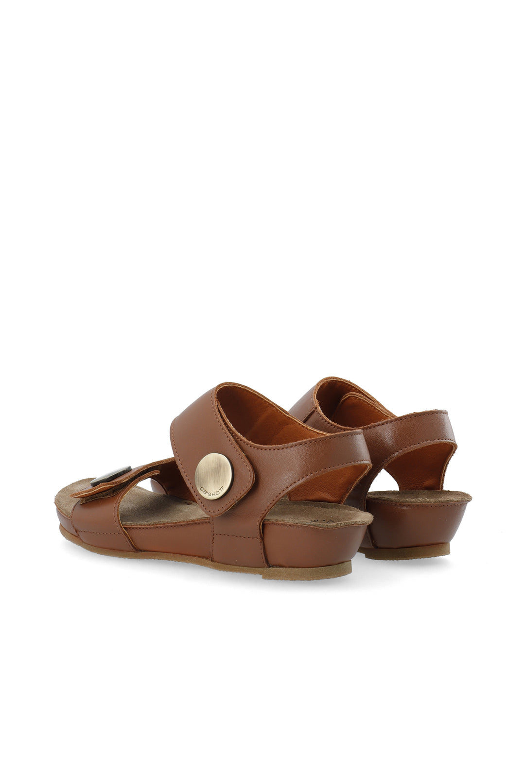 CASHOTT CASAVA SANDAL *Ankle Strap Cognac