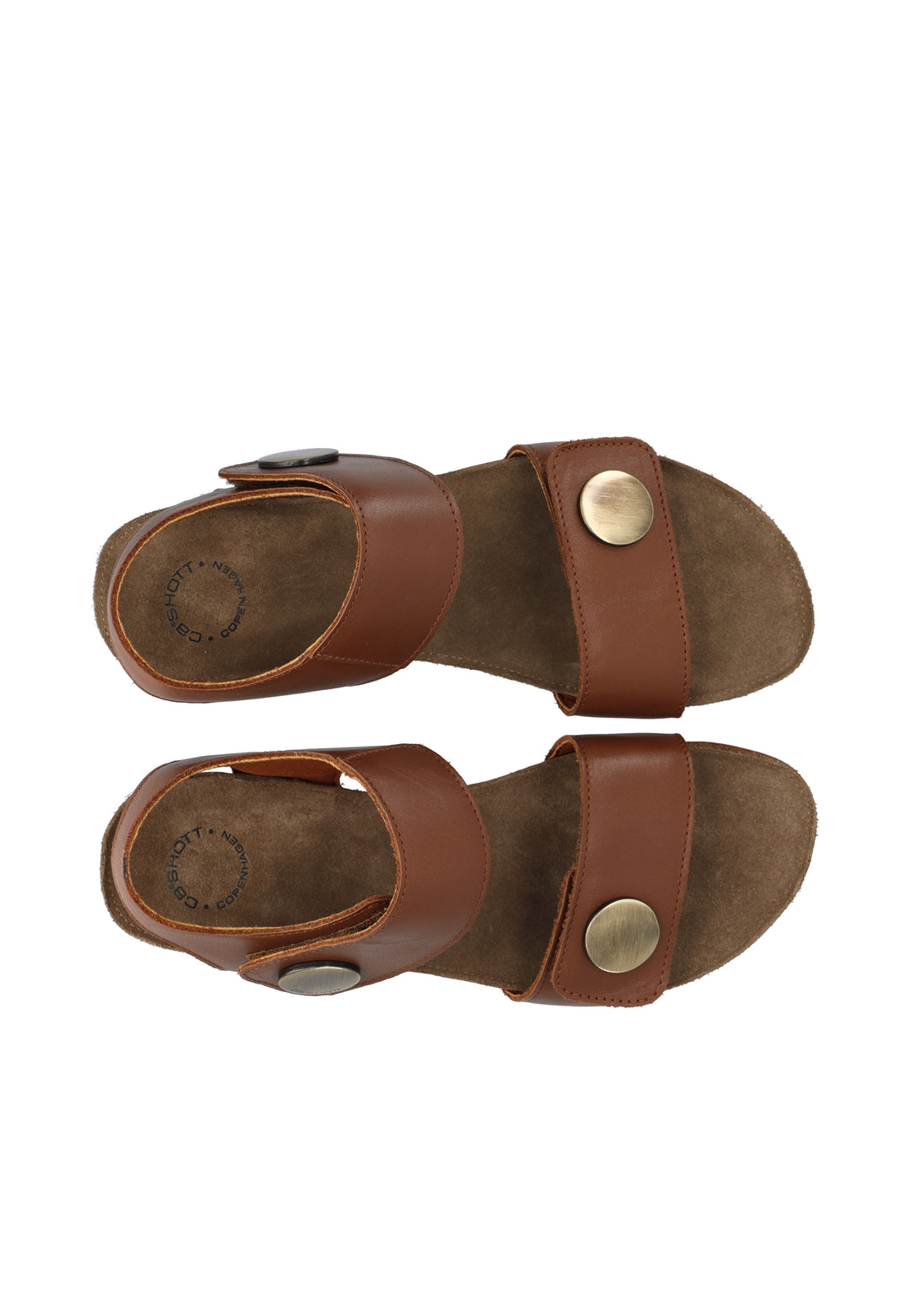 CASHOTT CASAVA SANDAL *Ankle Strap Cognac