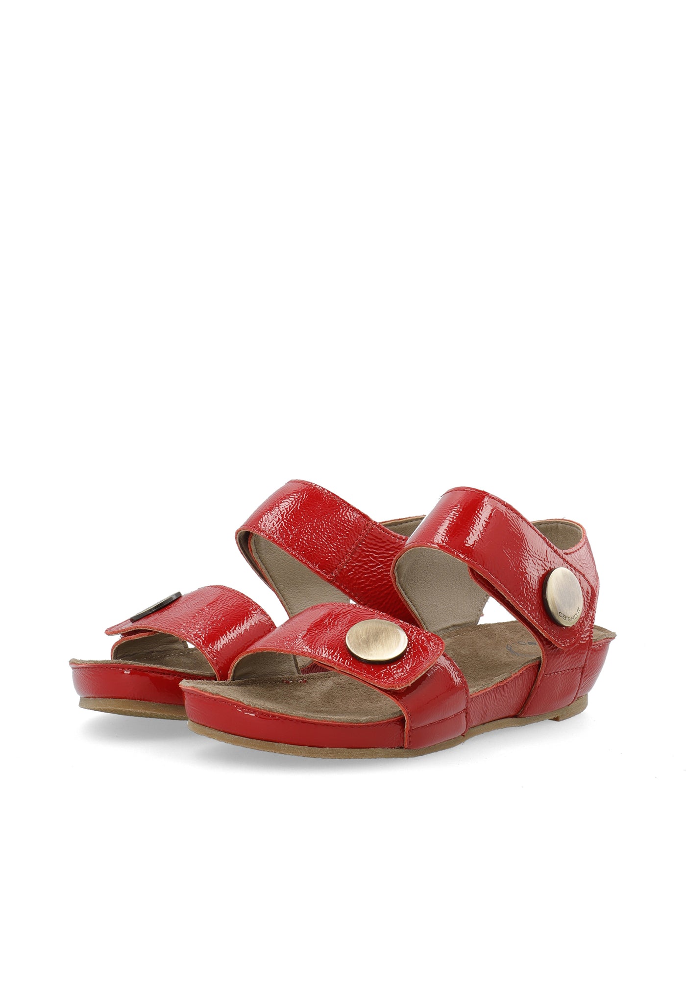CASHOTT CASAVA SANDAL PATENT LEATHER Sandals Red
