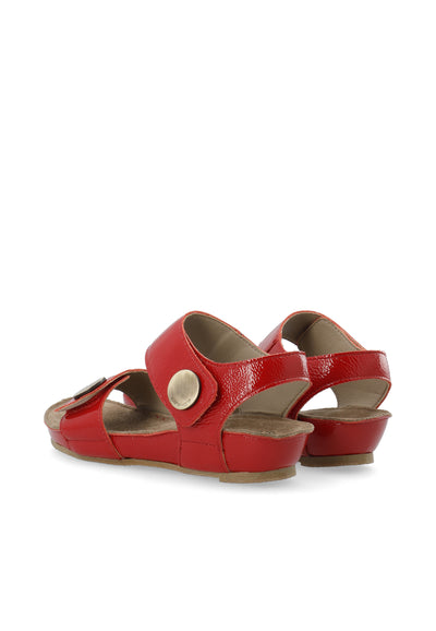 CASHOTT CASAVA SANDAL PATENT LEATHER Sandals Red