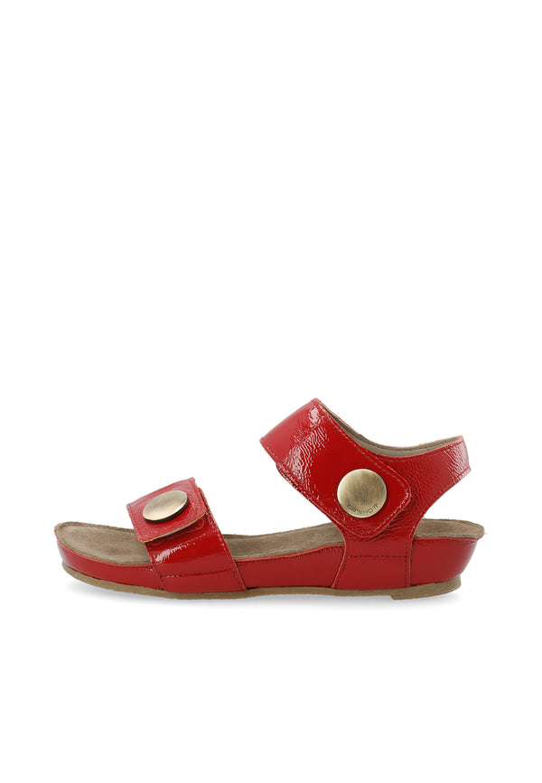 CASHOTT CASAVA SANDAL PATENT Sandals Red
