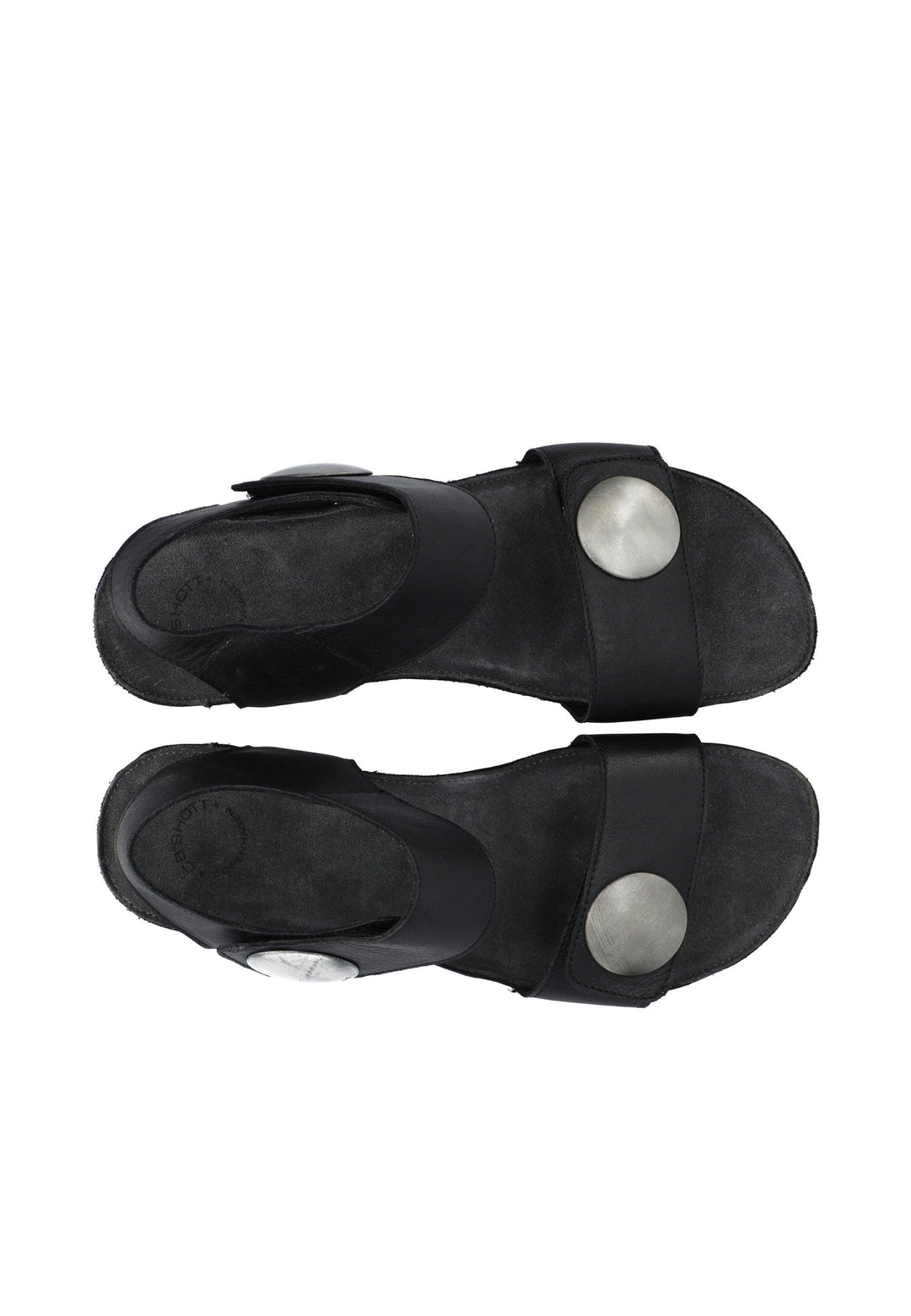 CASHOTT CASAVA SANDAL LEATHER Velcro Black