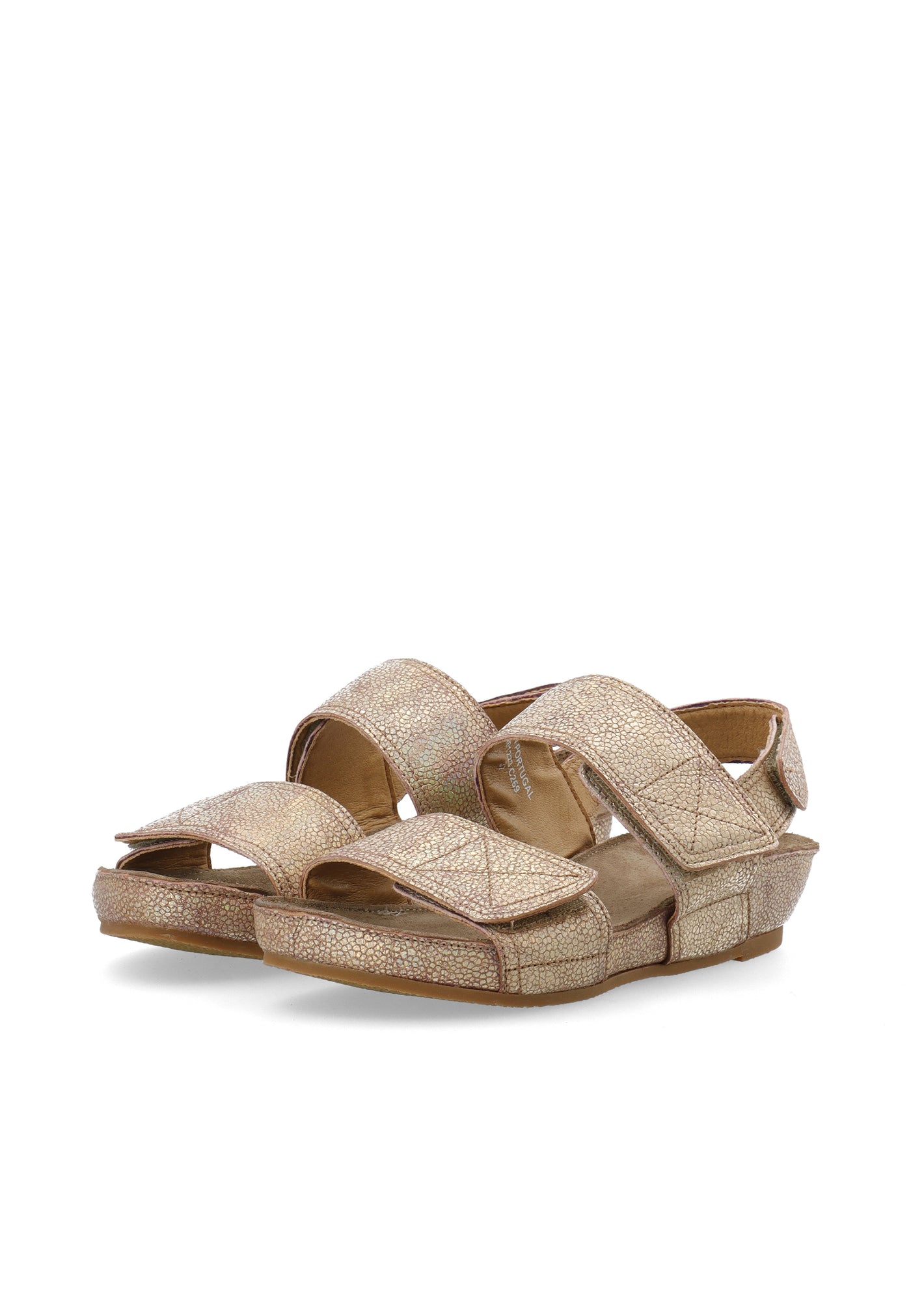CASHOTT CASAVA Velcro Sandal Metallic Suede Velcro Multi Color