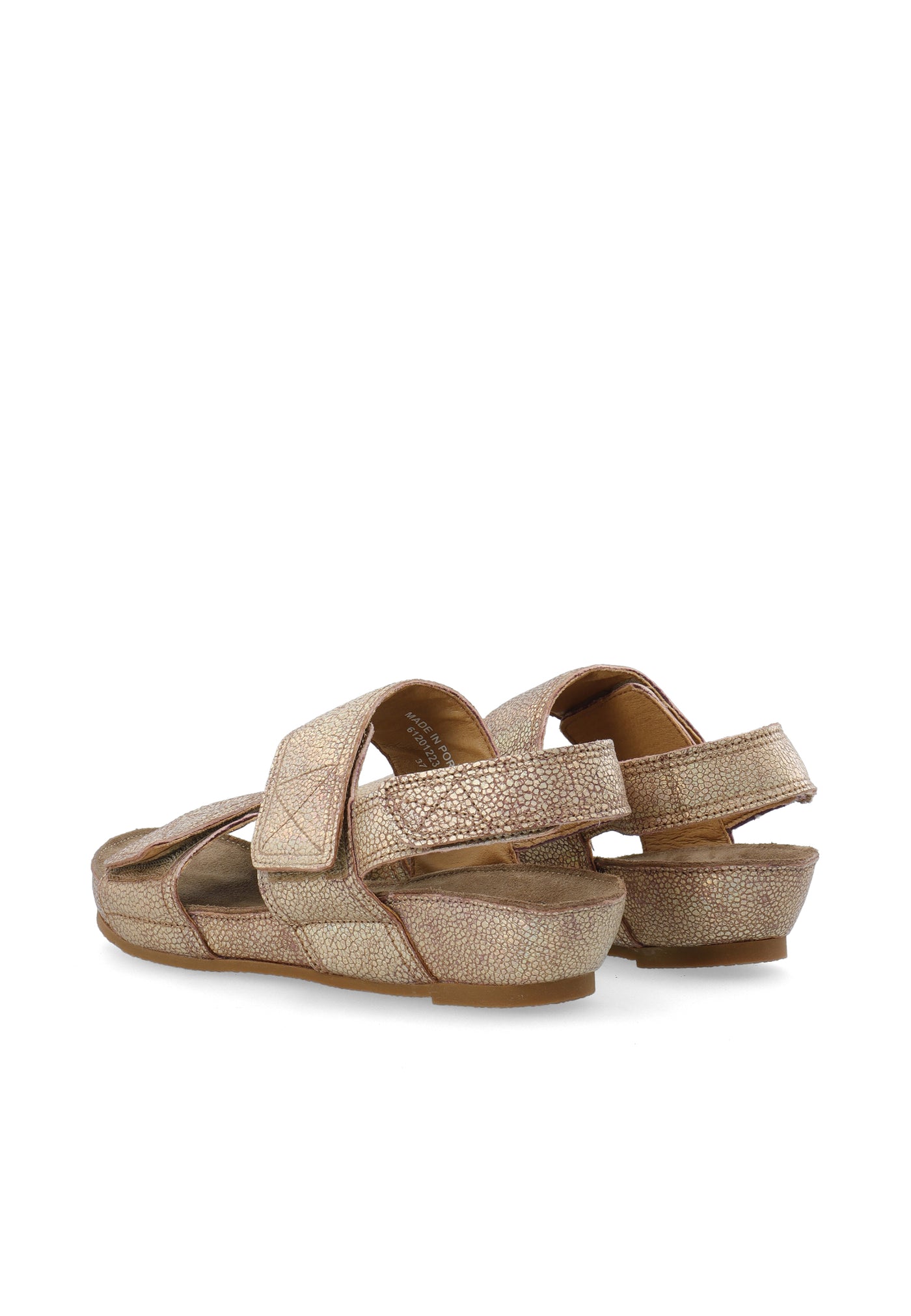CASHOTT CASAVA Velcro Sandal Metallic Suede Velcro Multi Color