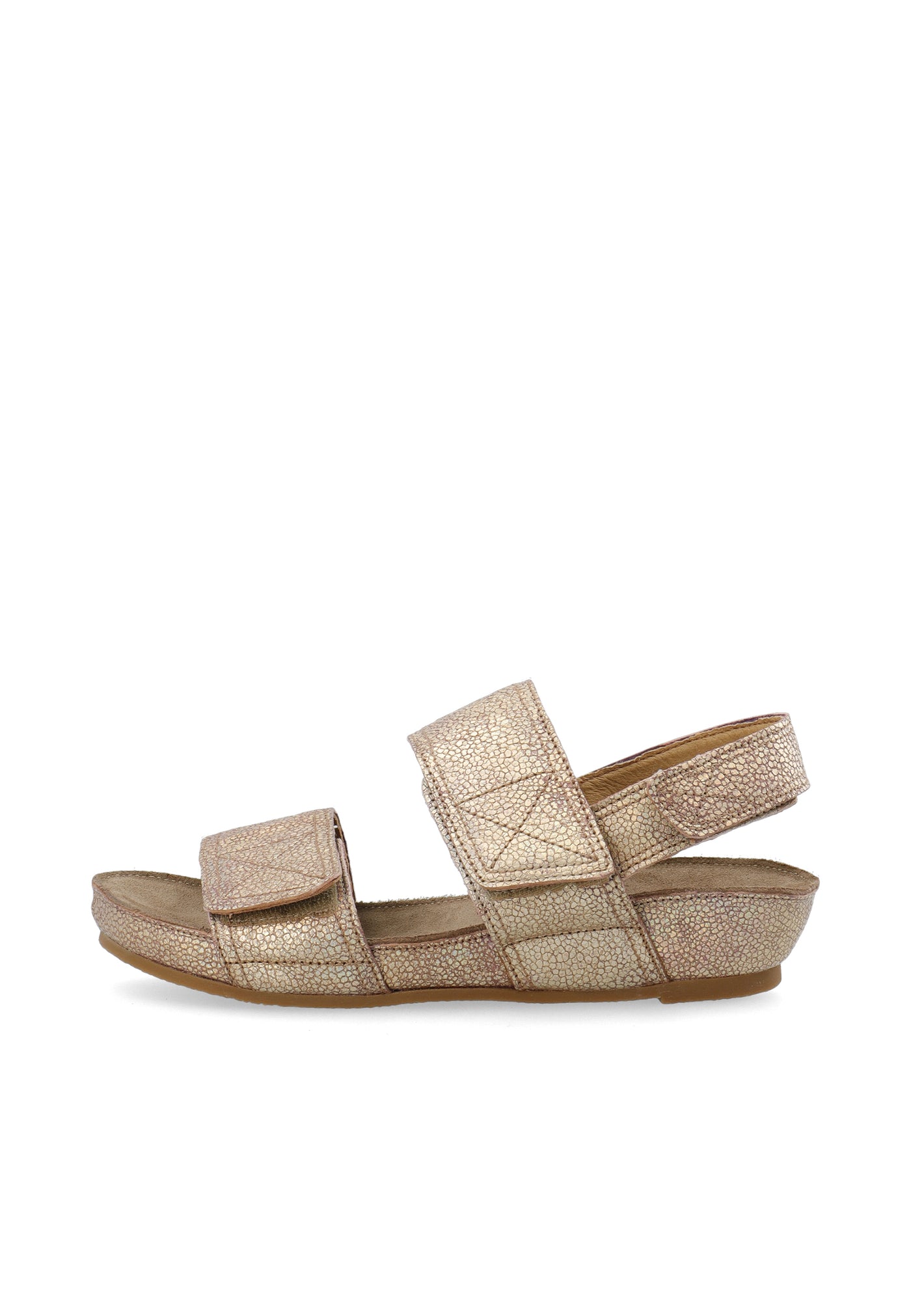 CASHOTT CASAVA Velcro Sandal Metallic Suede Velcro Multi Color