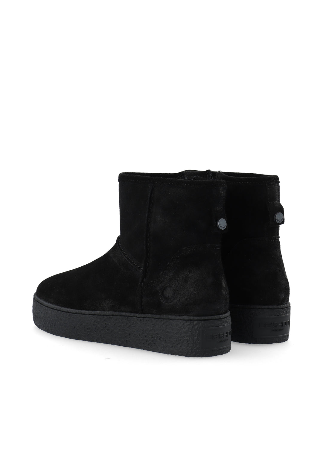 CASHOTT CASCAMILLA WARM LINED BOOT OILED SUEDE *Zip Boot Black
