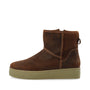 CASCAMILLA WARM LINED BOOT OILED SUEDE - Cognac