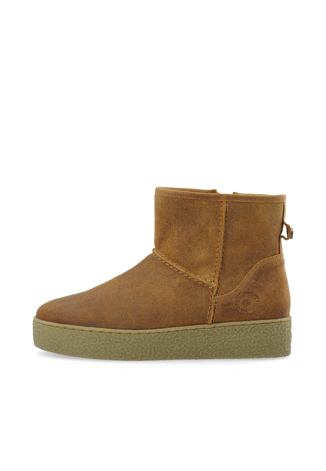CASCAMILLA Boot W. Inside Zip Warm Lining Oil Suede
