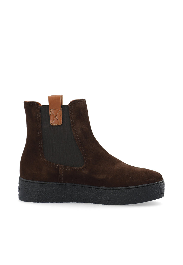 CASHOTT CASCAMILLA CHELSEA BOOT - Suede *Chelsea Dark Brown