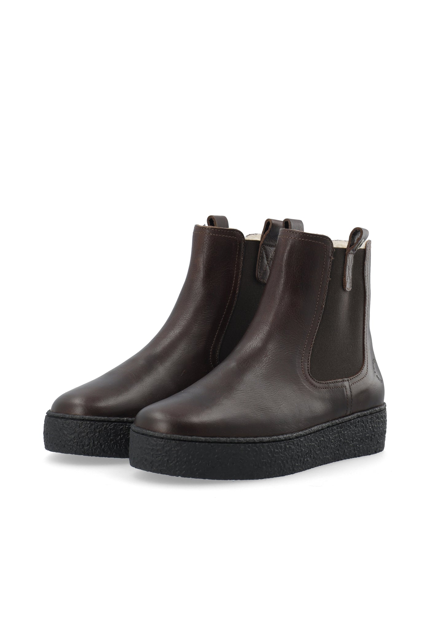 CASHOTT CASCAMILLA WARMLINED CHELSEA BOOT Chelsea Dark Brown