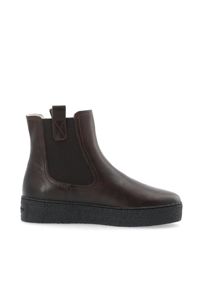 CASHOTT CASCAMILLA WARMLINED CHELSEA BOOT Chelsea Dark Brown
