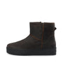CASCAMILLA WARM LINED BOOT OILED SUEDE - Coffee
