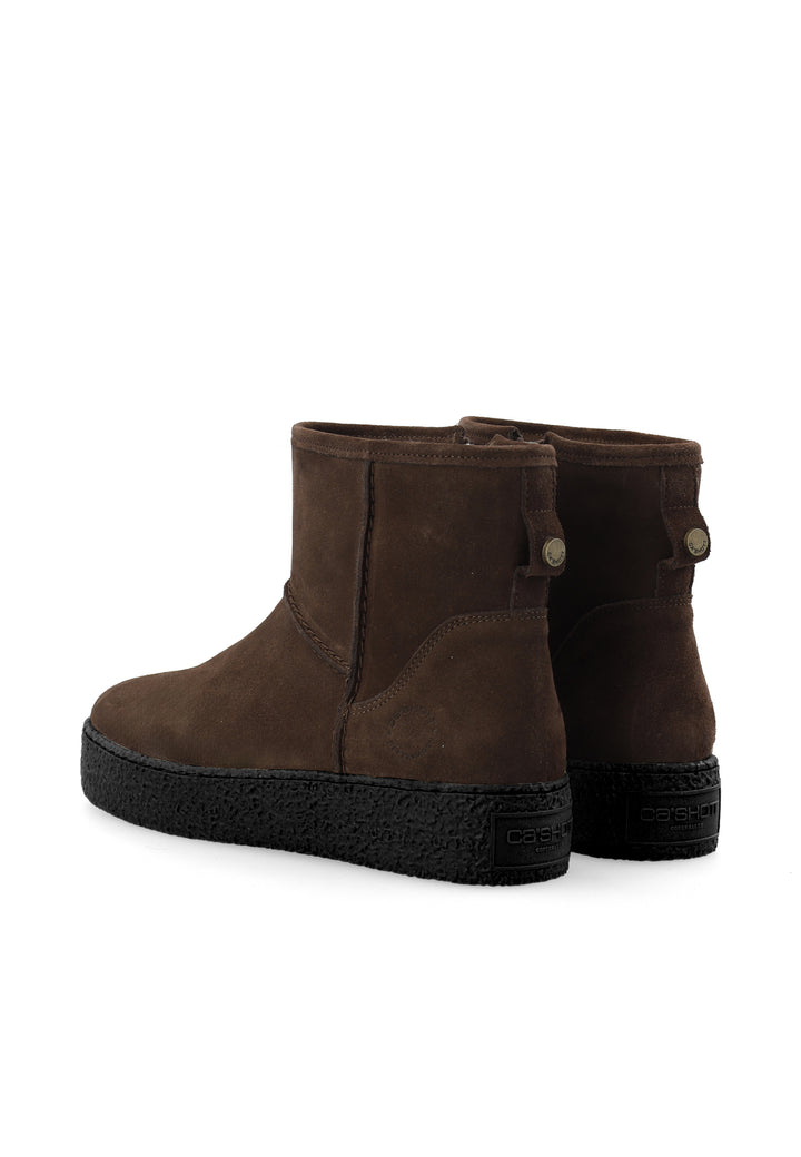 CASHOTT CASCAMILLA WARM LINED BOOT SUEDE *Zip Boot Dark Brown