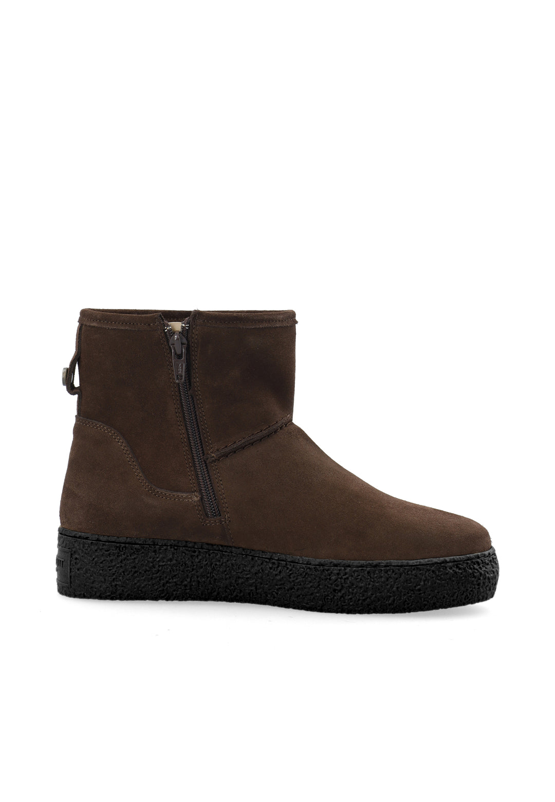 CASHOTT CASCAMILLA WARM LINED BOOT SUEDE *Zip Boot Dark Brown