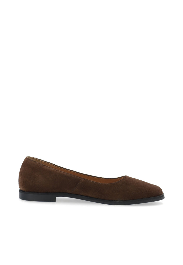 CASHOTT CASDIANA BALLERINA - Suede *Ballerina Dark Brown