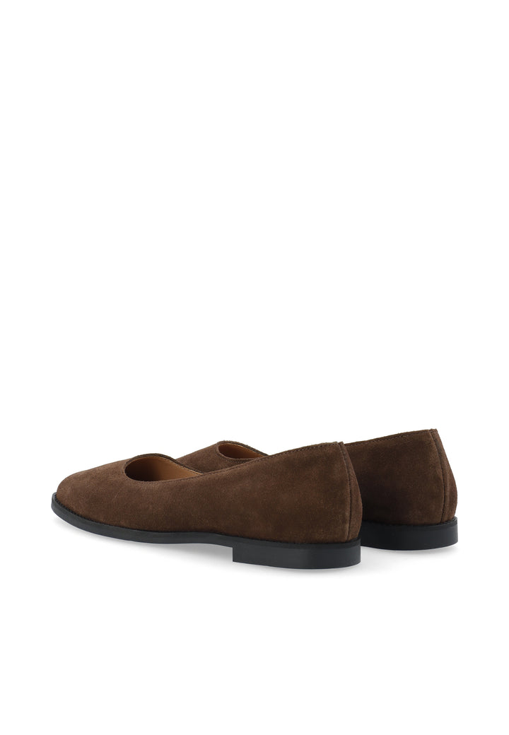 CASHOTT CASDIANA BALLERINA - Suede *Ballerina Dark Brown