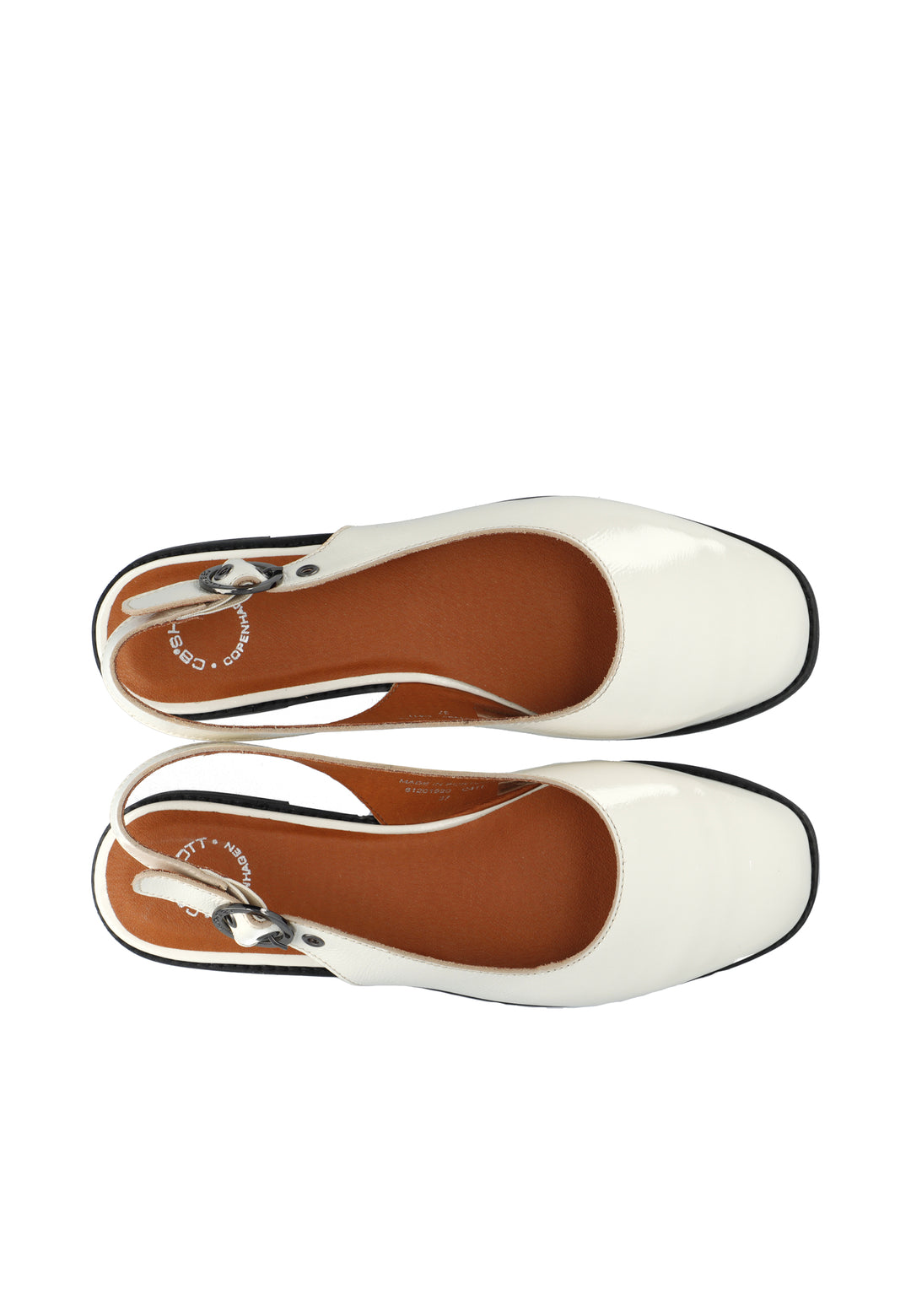 CASHOTT CASDIANA PATENT SLINGBACK *Slingback Off White