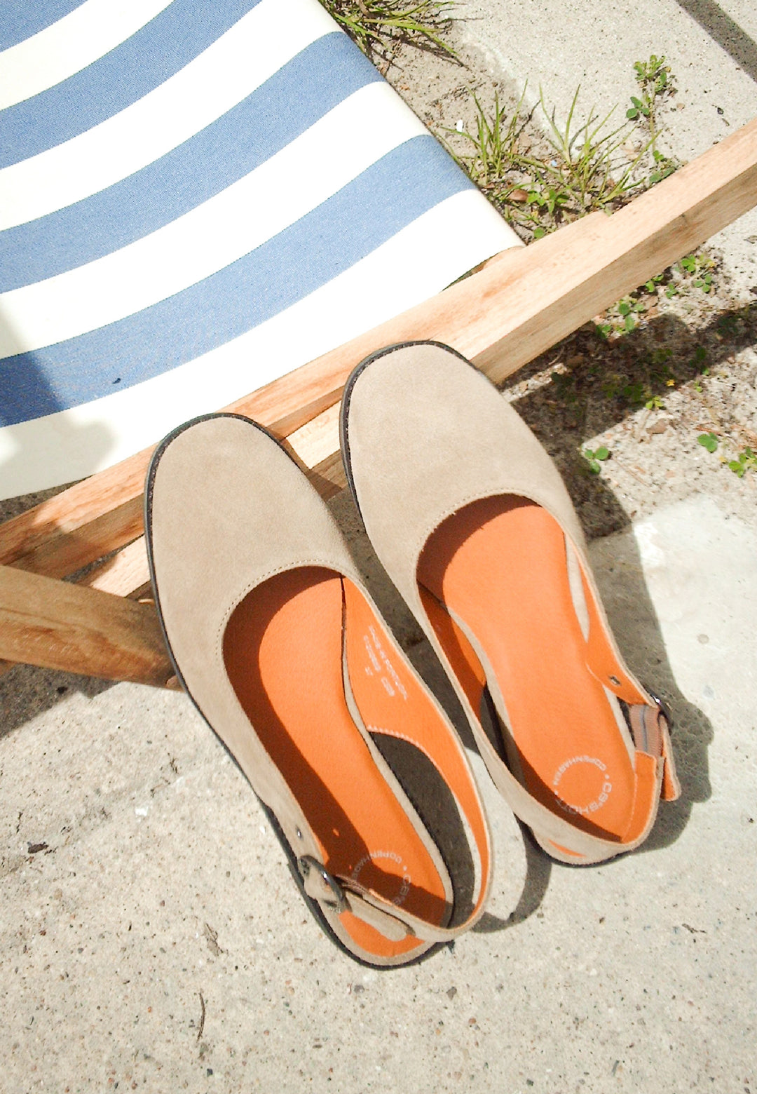 CASHOTT CASDIANA SLINGBACK SUEDE *Slingback Sand