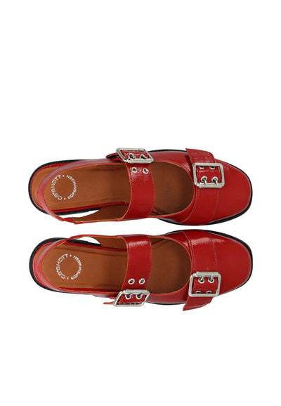 CASHOTT CASDIANA SLING BACK Mary Jane Red