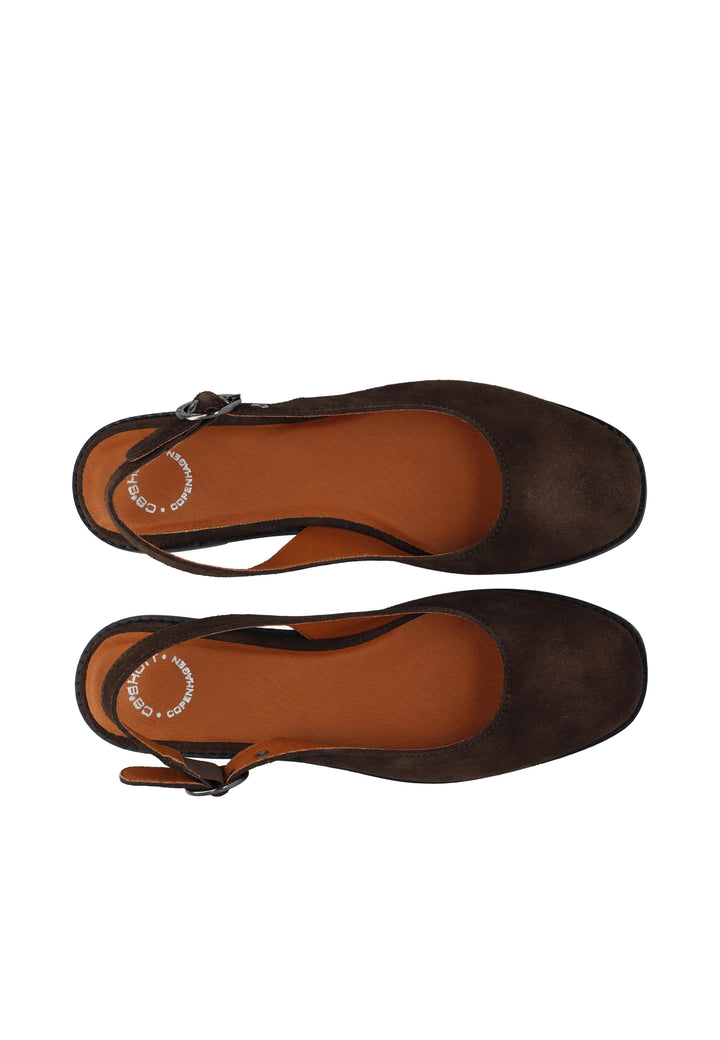CASHOTT CASDIANA SLINGBACK SUEDE *Slingback Brown