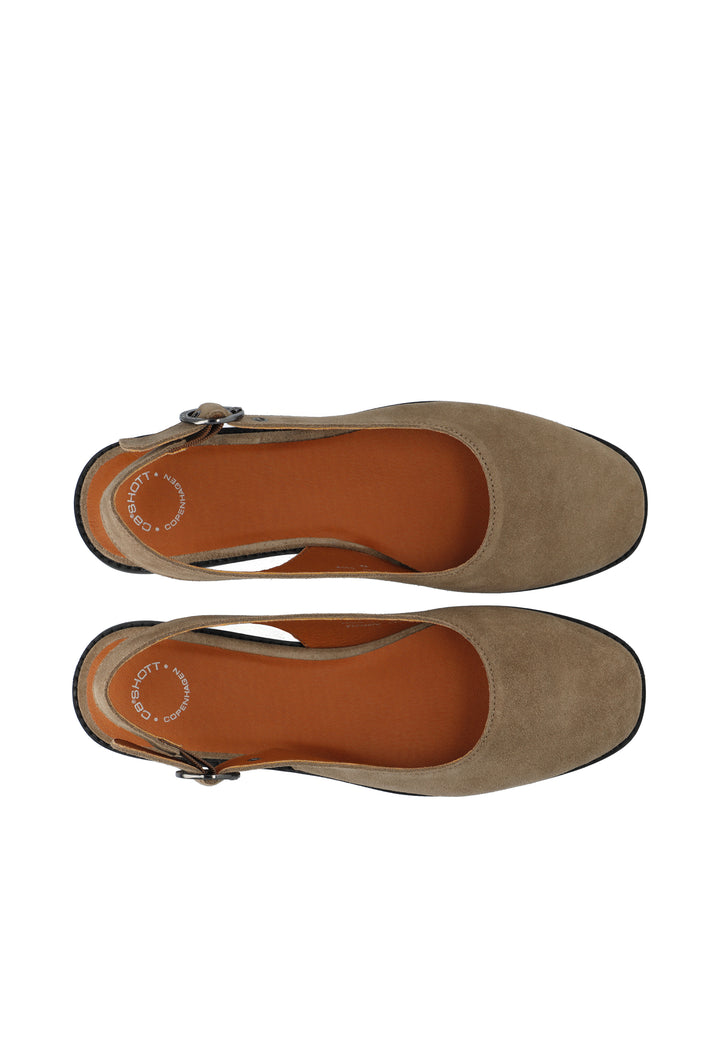CASHOTT CASDIANA SLINGBACK SUEDE *Slingback Sand