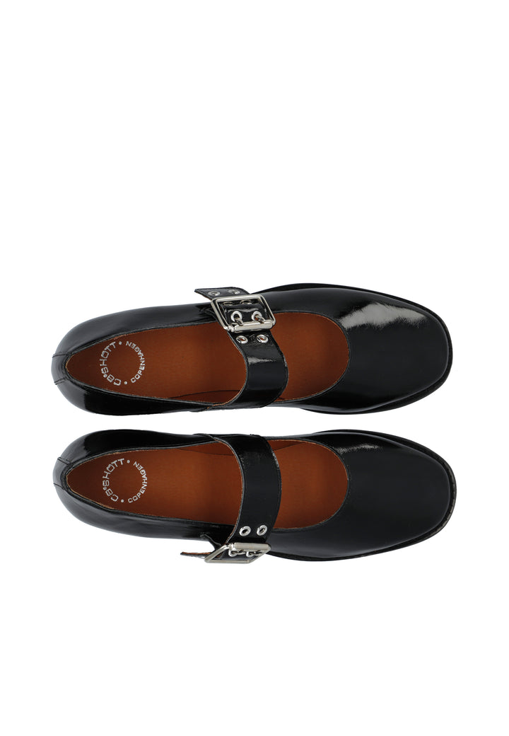 CASHOTT CASDIANA SINGLE STRAP NAPPALAK *Mary Jane Black/Black