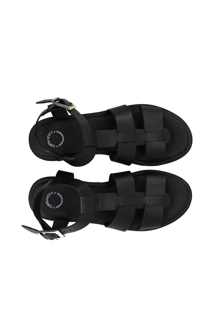 CASHOTT CASELIA Sandal Leather *Sandals Black