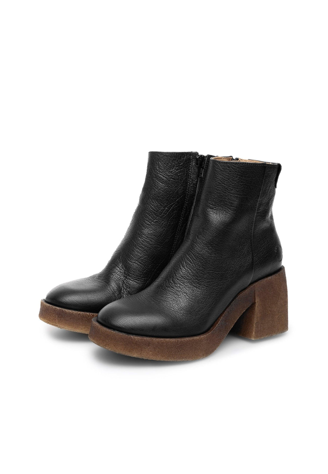 CASHOTT CASEMILY LEATHER *Zip Boot Black