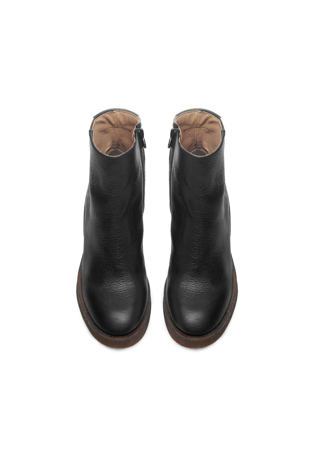 CASHOTT CASEMILY LEATHER *Zip Boot Black