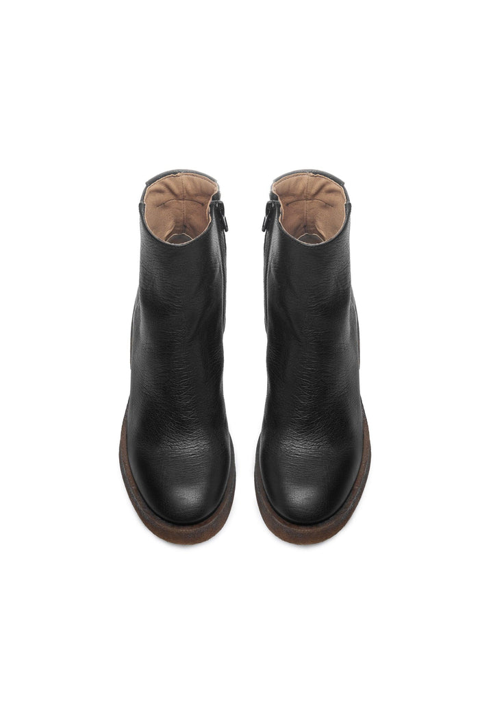 CASHOTT CASEMILY LEATHER *Zip Boot Black