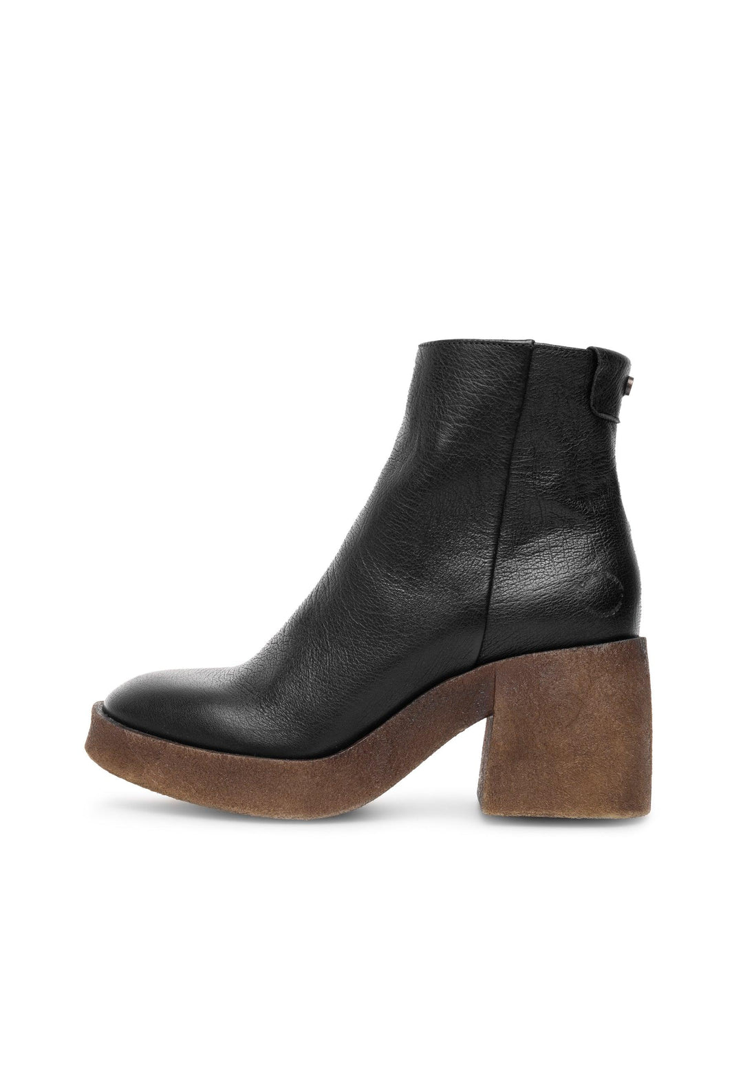 CASHOTT CASEMILY LEATHER *Zip Boot Black