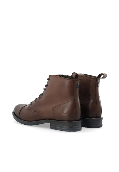 CASHOTT CASEMMA LOW LACE BOOT Lace Up Dark Brown