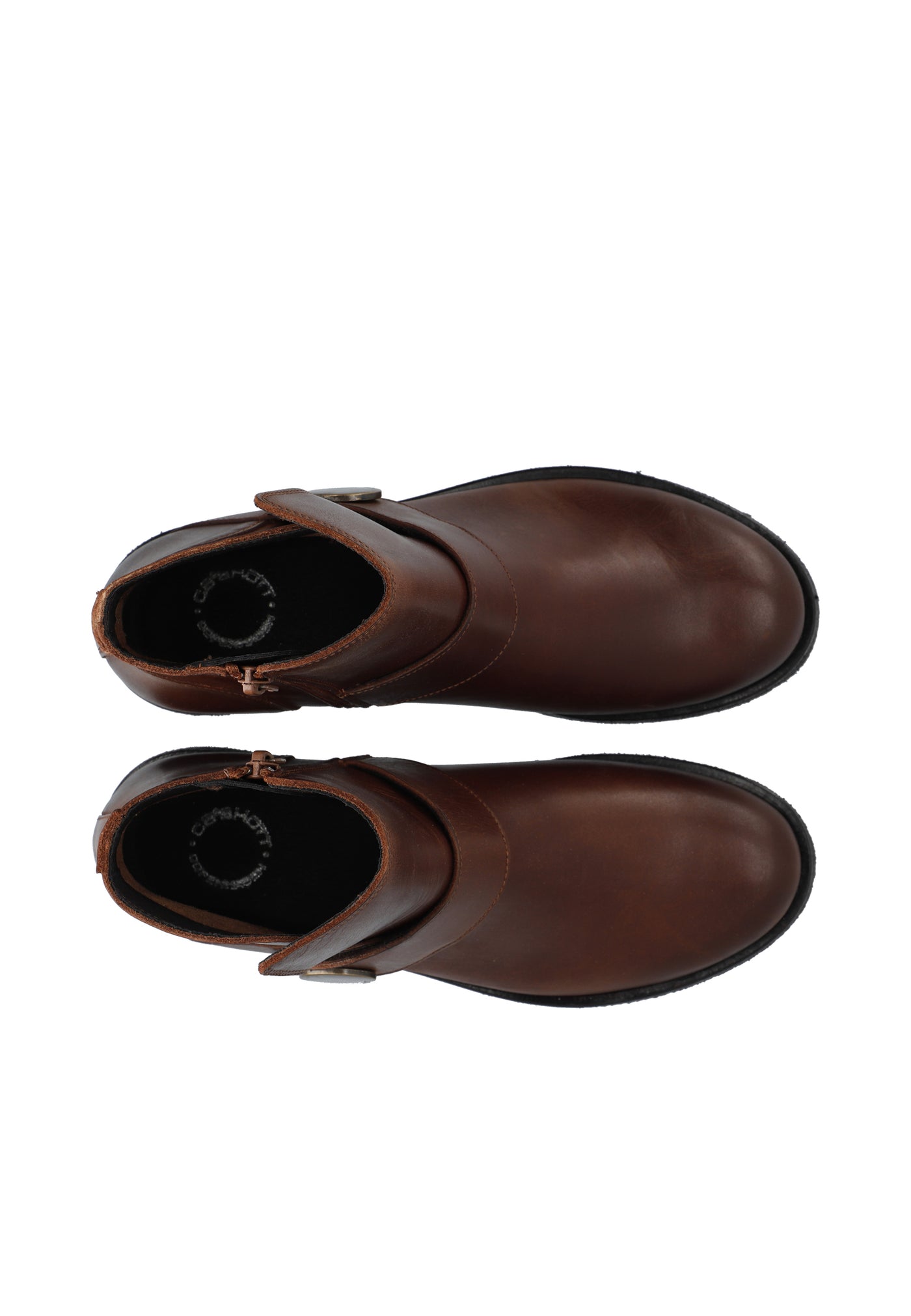 CASHOTT CASFREJA ANKLE BOOT Biker Cognac