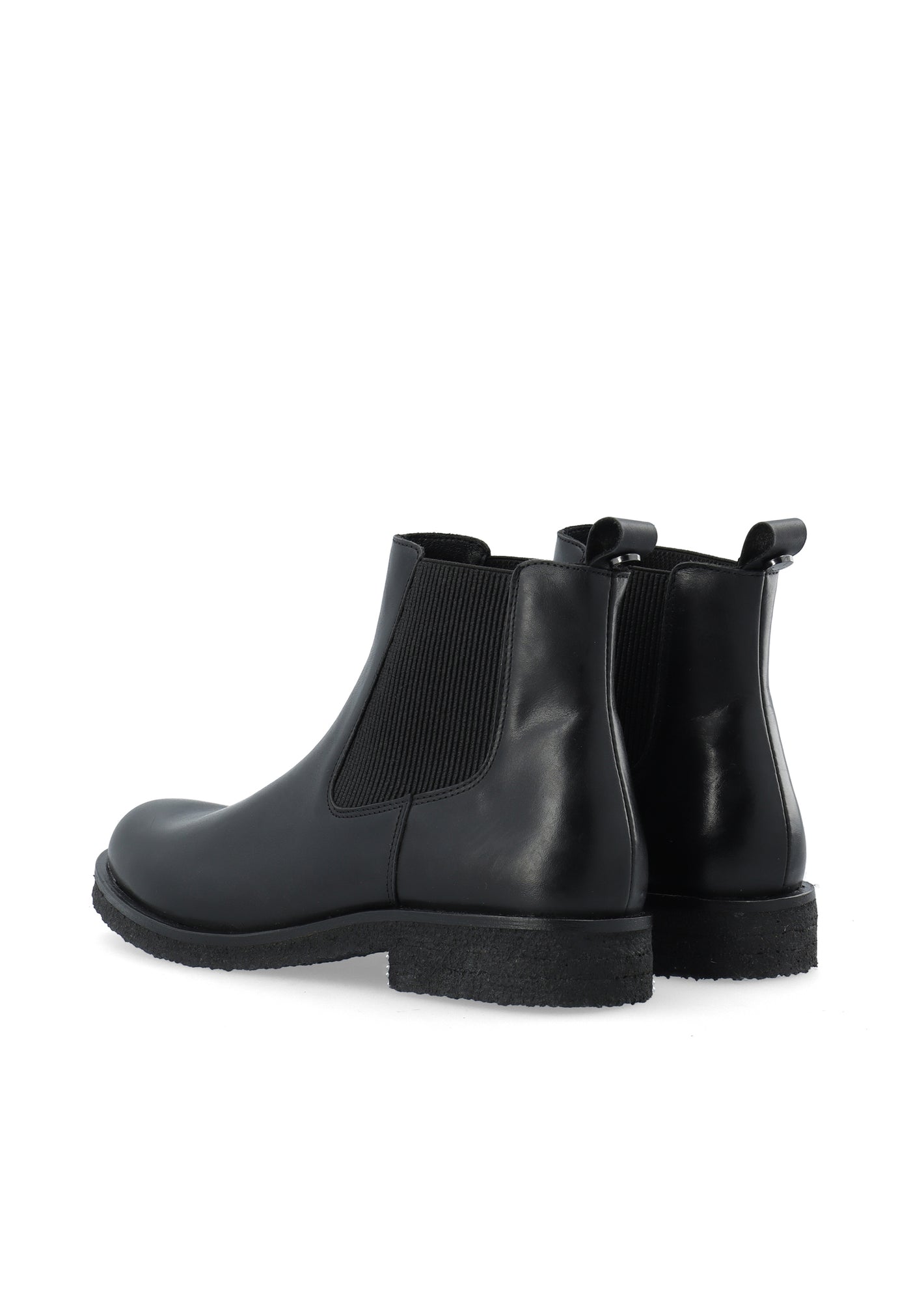 CASHOTT CASFREJA Chelsea Boot Pull Up Leather Chelsea Black