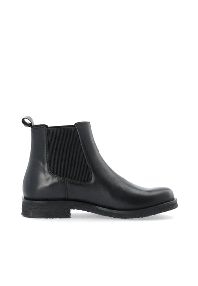 CASHOTT CASFREJA Chelsea Boot Pull Up Leather Chelsea Black