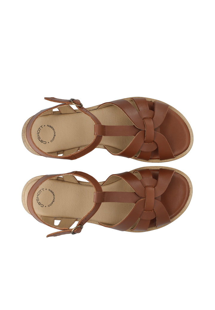 CASHOTT CASGITTA SANDAL *Sandals Cognac