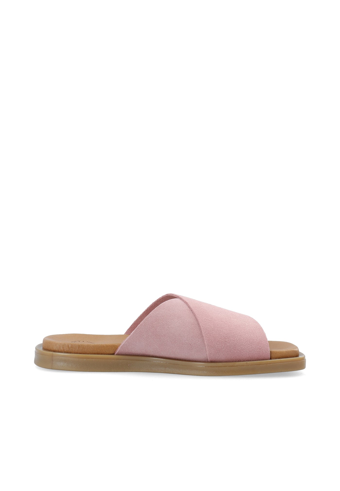 CASHOTT CASHEIDI Slide Suede Slides Dusty Pink