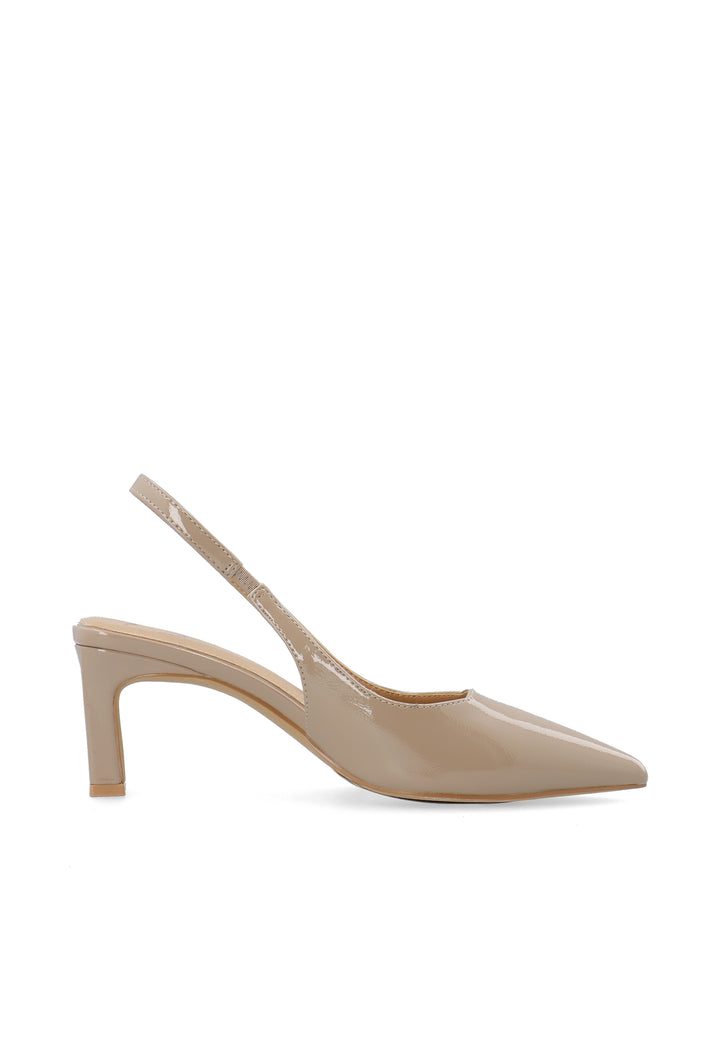 CASHOTT CASHELENA SLINGBACK - Patent *Slingback Nougat