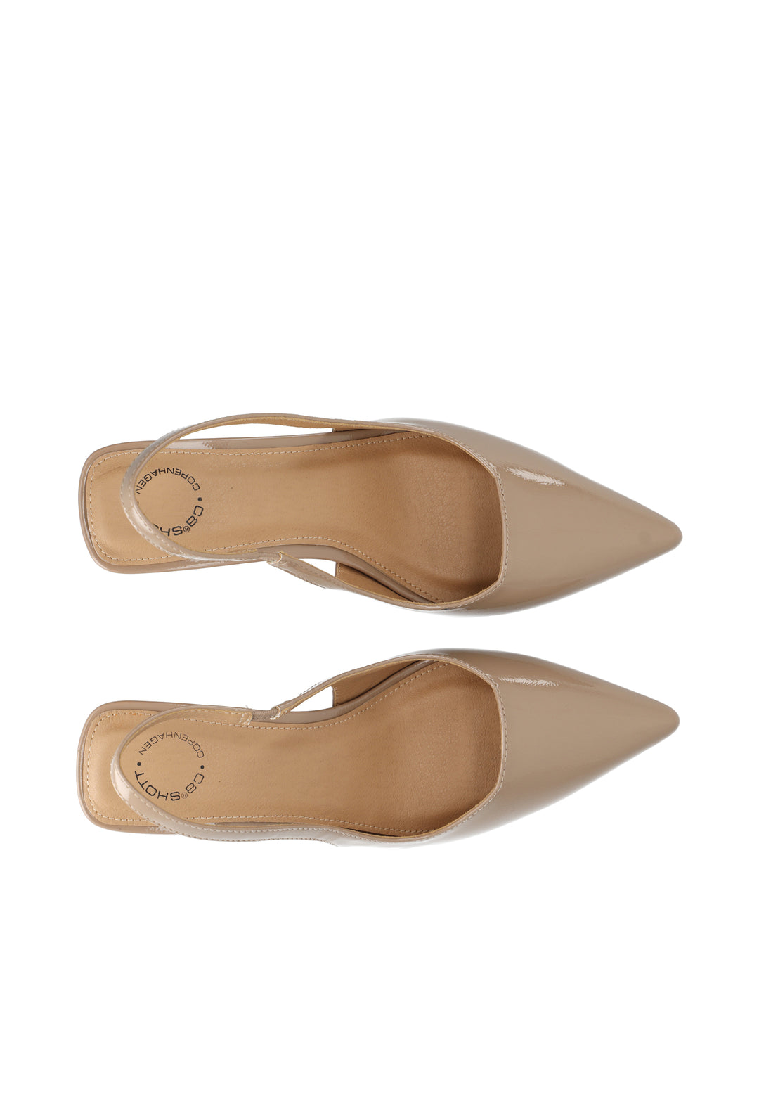 CASHOTT CASHELENA SLINGBACK - Patent *Slingback Nougat