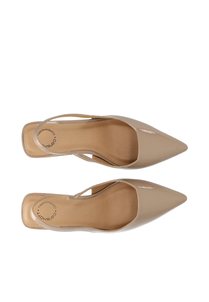 CASHOTT CASHELENA SLINGBACK - Patent *Slingback Nougat